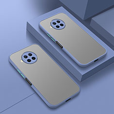 Coque Rebord Contour Silicone et Vitre Transparente Housse Etui pour Xiaomi Mi 10T Lite 5G Gris Lavende