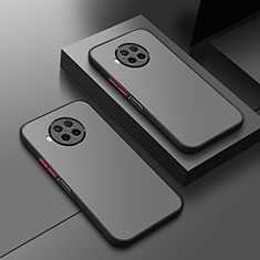 Coque Rebord Contour Silicone et Vitre Transparente Housse Etui pour Xiaomi Mi 10T Lite 5G Noir