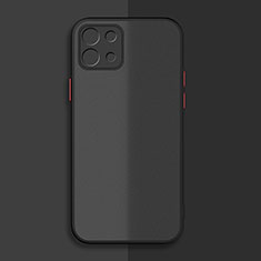 Coque Rebord Contour Silicone et Vitre Transparente Housse Etui pour Xiaomi Mi 11 Lite 4G Noir
