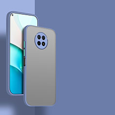 Coque Rebord Contour Silicone et Vitre Transparente Housse Etui pour Xiaomi Redmi Note 9T 5G Gris Lavende