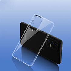 Coque Rebord Contour Silicone et Vitre Transparente Housse Etui W01L pour Samsung Galaxy A53 5G Clair