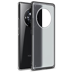 Coque Rebord Contour Silicone et Vitre Transparente Housse Etui WL1 pour Huawei Honor Magic3 5G Noir