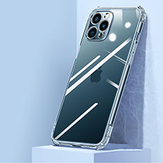 Coque Rebord Contour Silicone et Vitre Transparente Miroir Housse Etui H02 pour Apple iPhone 12 Pro Max Clair