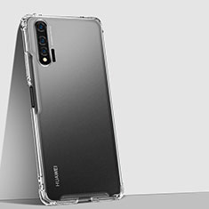 Coque Rebord Contour Silicone et Vitre Transparente Miroir Housse Etui H02 pour Huawei Nova 6 5G Clair