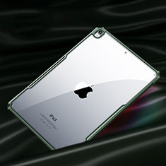 Coque Rebord Contour Silicone et Vitre Transparente Miroir Housse Etui pour Apple iPad Air 10.9 (2020) Vert Nuit