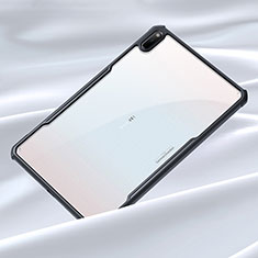 Coque Rebord Contour Silicone et Vitre Transparente Miroir Housse Etui pour Huawei MatePad Noir