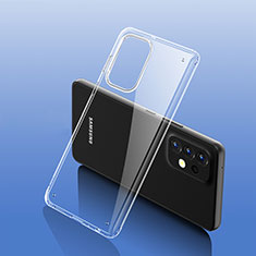 Coque Rebord Contour Silicone et Vitre Transparente Miroir Housse Etui WL2 pour Samsung Galaxy A23 5G Clair