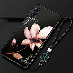 Coque Silicone Fleurs Souple Couleur Unie Etui Housse K06 pour Xiaomi Mi A3 Marron