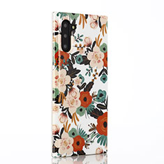 Coque Silicone Fleurs Souple Couleur Unie Etui Housse S03 pour Samsung Galaxy Note 10 5G Mixte