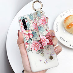 Coque Silicone Fleurs Souple Couleur Unie Etui Housse S08 pour Huawei P30 Mixte