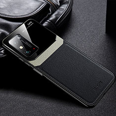 Coque Silicone Gel Motif Cuir Housse Etui FL1 pour Huawei Honor X10 Max 5G Noir