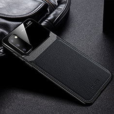 Coque Silicone Gel Motif Cuir Housse Etui FL1 pour Samsung Galaxy S20 FE 4G Noir