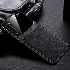 Coque Silicone Gel Motif Cuir Housse Etui H03 pour Huawei P30 Pro Noir