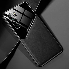 Coque Silicone Gel Motif Cuir Housse Etui H04 pour Huawei P40 Lite 5G Noir