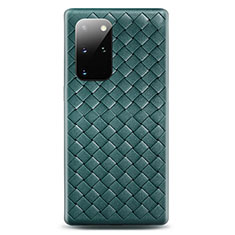 Coque Silicone Gel Motif Cuir Housse Etui H05 pour Samsung Galaxy S20 Plus 5G Vert