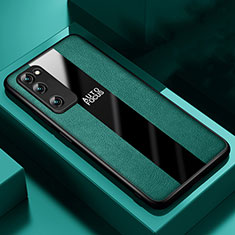 Coque Silicone Gel Motif Cuir Housse Etui pour Huawei Honor 30 Lite 5G Vert