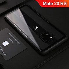 Coque Silicone Gel Motif Cuir Housse Etui S02 pour Huawei Mate 20 RS Noir