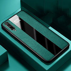 Coque Silicone Gel Motif Cuir Housse Etui S05 pour Huawei Honor 9X Pro Vert