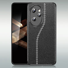Coque Silicone Gel Motif Cuir Housse Etui WL1 pour Huawei Honor 100 Pro 5G Noir