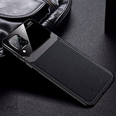 Coque Silicone Gel Motif Cuir Housse Etui Z01 pour Huawei P40 Lite Noir