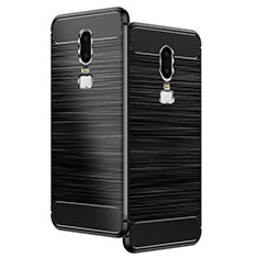 Coque Silicone Gel Serge pour OnePlus 6 Noir