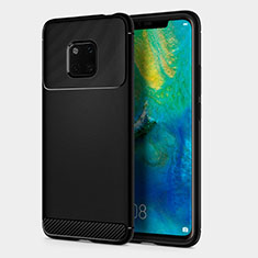 Coque Silicone Gel Serge R01 pour Huawei Mate 20 Pro Noir