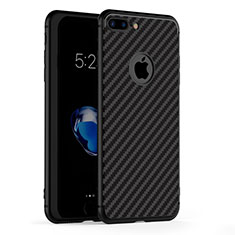 Coque Silicone Gel Serge T03 pour Apple iPhone 7 Plus Noir