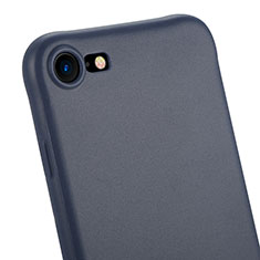 Coque Silicone Gel Souple Couleur Unie C01 pour Apple iPhone 8 Noir