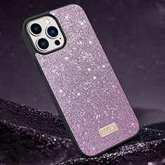 Coque Silicone Housse Etui Gel Bling-Bling LD1 pour Apple iPhone 13 Pro Violet
