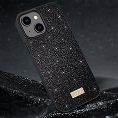 Coque Silicone Housse Etui Gel Bling-Bling LD1 pour Apple iPhone 14 Noir