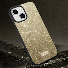 Coque Silicone Housse Etui Gel Bling-Bling LD1 pour Apple iPhone 14 Or