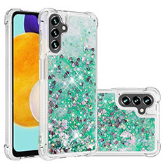 Coque Silicone Housse Etui Gel Bling-Bling S01 pour Samsung Galaxy A04s Vert