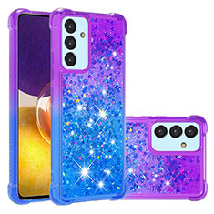 Coque Silicone Housse Etui Gel Bling-Bling S02 pour Samsung Galaxy A05s Violet