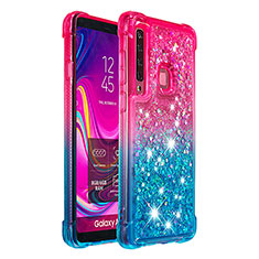 Coque Silicone Housse Etui Gel Bling-Bling S02 pour Samsung Galaxy A9 (2018) A920 Rose