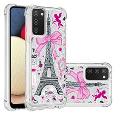 Coque Silicone Housse Etui Gel Bling-Bling S03 pour Samsung Galaxy A03s Mixte