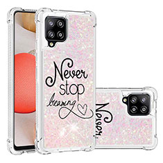 Coque Silicone Housse Etui Gel Bling-Bling S03 pour Samsung Galaxy A42 5G Mixte