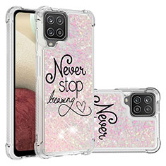 Coque Silicone Housse Etui Gel Bling-Bling S03 pour Samsung Galaxy F12 Mixte