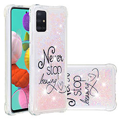 Coque Silicone Housse Etui Gel Bling-Bling S03 pour Samsung Galaxy M40S Mixte