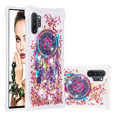 Coque Silicone Housse Etui Gel Bling-Bling S03 pour Samsung Galaxy Note 10 Plus 5G Rouge