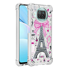 Coque Silicone Housse Etui Gel Bling-Bling S03 pour Xiaomi Mi 10i 5G Rose