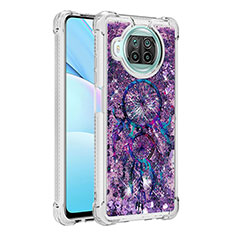 Coque Silicone Housse Etui Gel Bling-Bling S03 pour Xiaomi Mi 10i 5G Violet