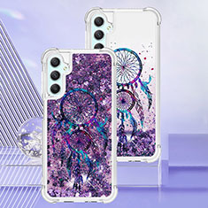 Coque Silicone Housse Etui Gel Bling-Bling YB1 pour Samsung Galaxy A25 5G Violet