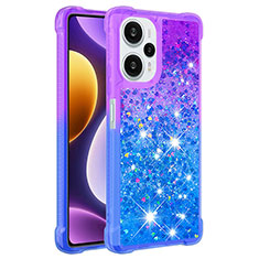 Coque Silicone Housse Etui Gel Bling-Bling YB2 pour Xiaomi Poco F5 5G Violet