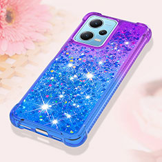 Coque Silicone Housse Etui Gel Bling-Bling YB2 pour Xiaomi Redmi Note 12 5G Violet