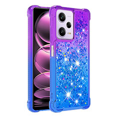 Coque Silicone Housse Etui Gel Bling-Bling YB2 pour Xiaomi Redmi Note 12 Pro 5G Violet