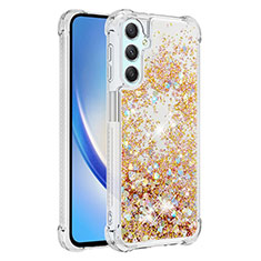 Coque Silicone Housse Etui Gel Bling-Bling YB3 pour Samsung Galaxy A25 5G Or