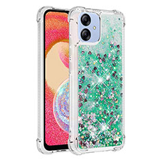 Coque Silicone Housse Etui Gel Bling-Bling YB3 pour Samsung Galaxy M04 Vert