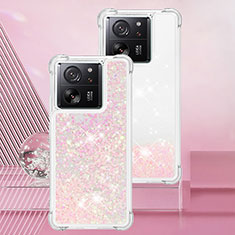 Coque Silicone Housse Etui Gel Bling-Bling YB3 pour Xiaomi Mi 13T 5G Rose