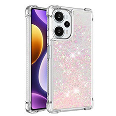 Coque Silicone Housse Etui Gel Bling-Bling YB3 pour Xiaomi Poco F5 5G Rose
