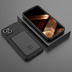Coque Silicone Housse Etui Gel KC1 pour Apple iPhone 13 Noir
